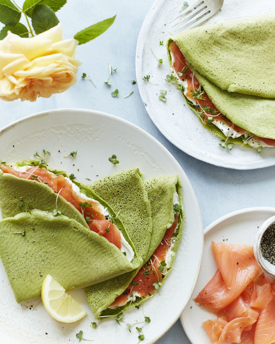 Spinach and Beetroot Pancakes